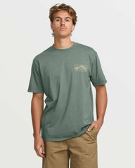 Original Arch Premium Wave Wash Tee - Dark Slate | Billabong Men