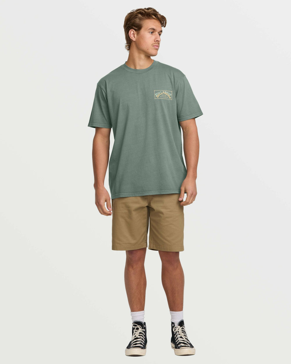 Original Arch Premium Wave Wash Tee - Dark Slate | Billabong Men