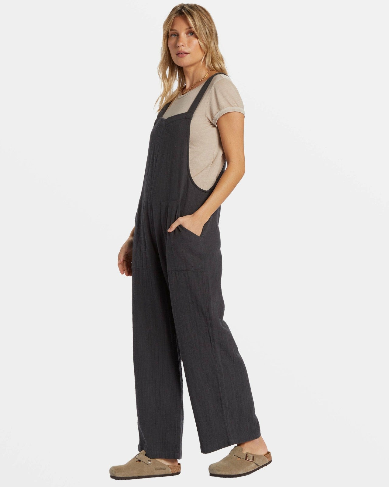 Pacific Time Jumpsuit - Black Sands | Billabong Women