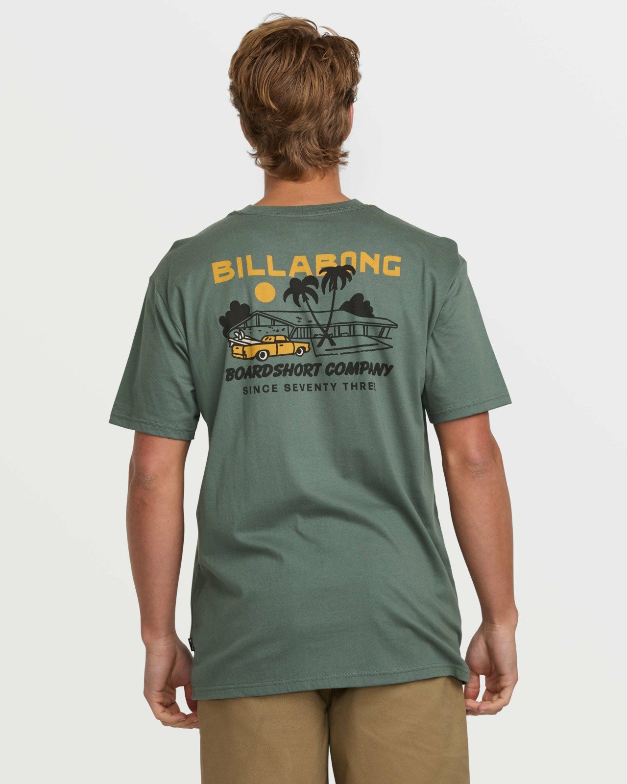 Palm Springs Premium Tee - Dark Slate | Billabong Men