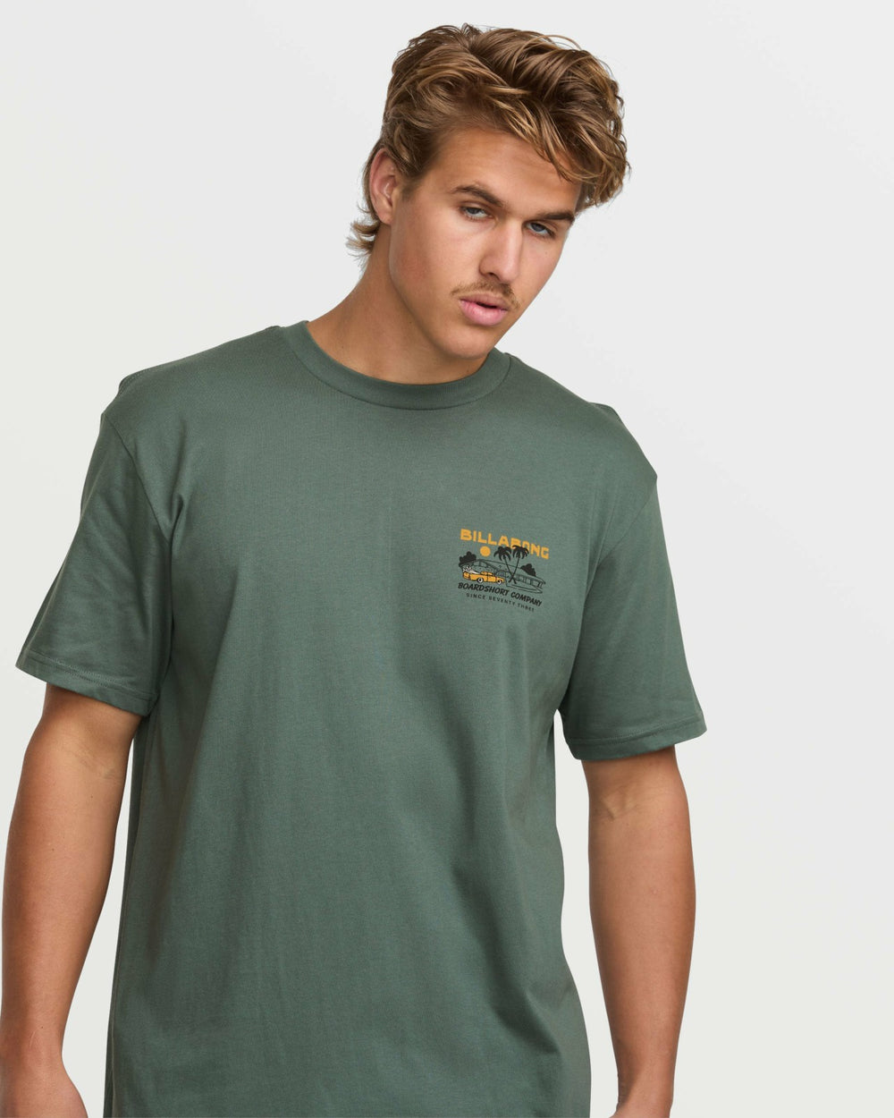 Palm Springs Premium Tee - Dark Slate | Billabong Men