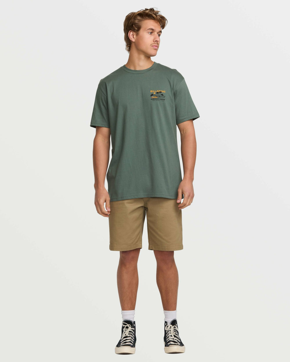 Palm Springs Premium Tee - Dark Slate | Billabong Men