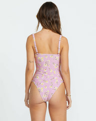 Peaceful Petals Chloe One-Piece Swimsuit - Amethyst Smoke | Billabong Women