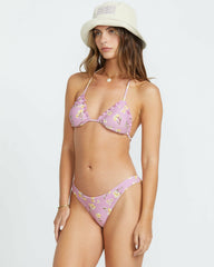 Peaceful Petals Lula Triangle Bikini Top - Amethyst Smoke | Billabong Women