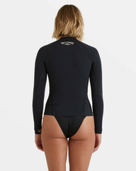 Peeky Natural Flatlock Jacket - Black | Billabong Women