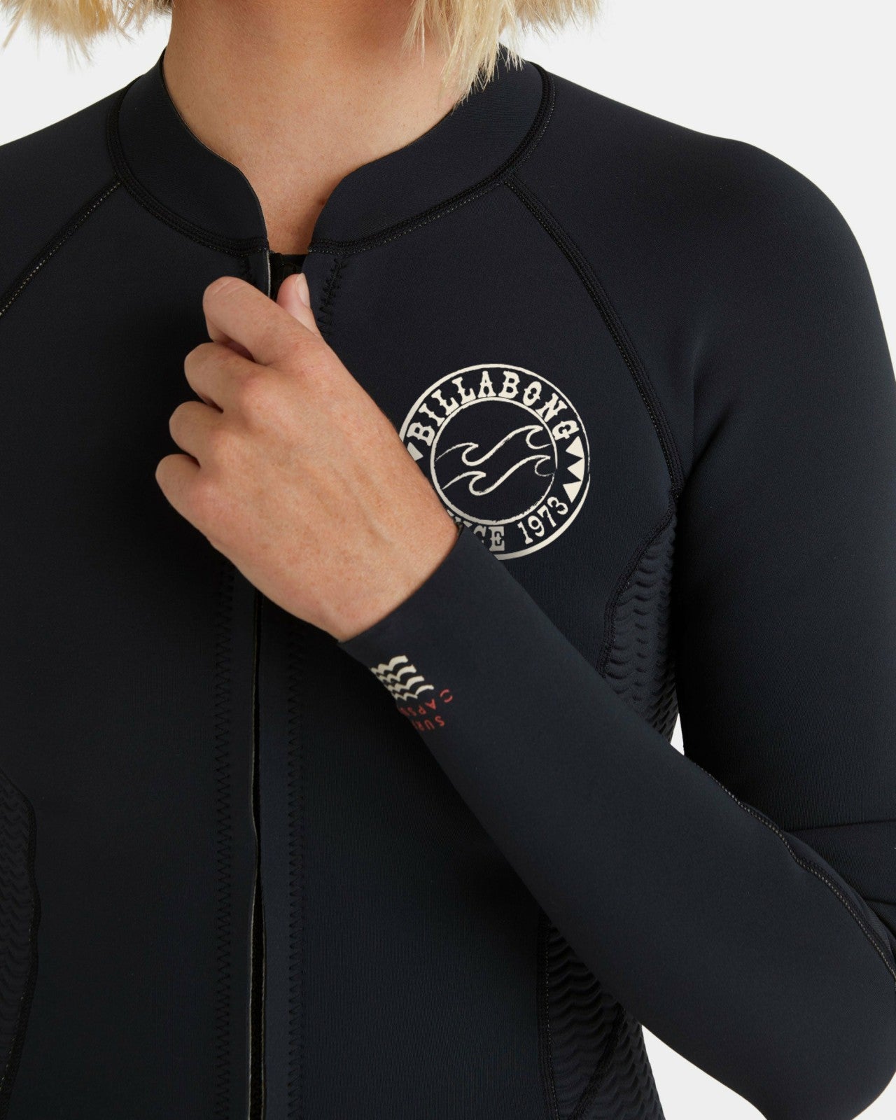 Peeky Natural Flatlock Jacket - Black | Billabong Women