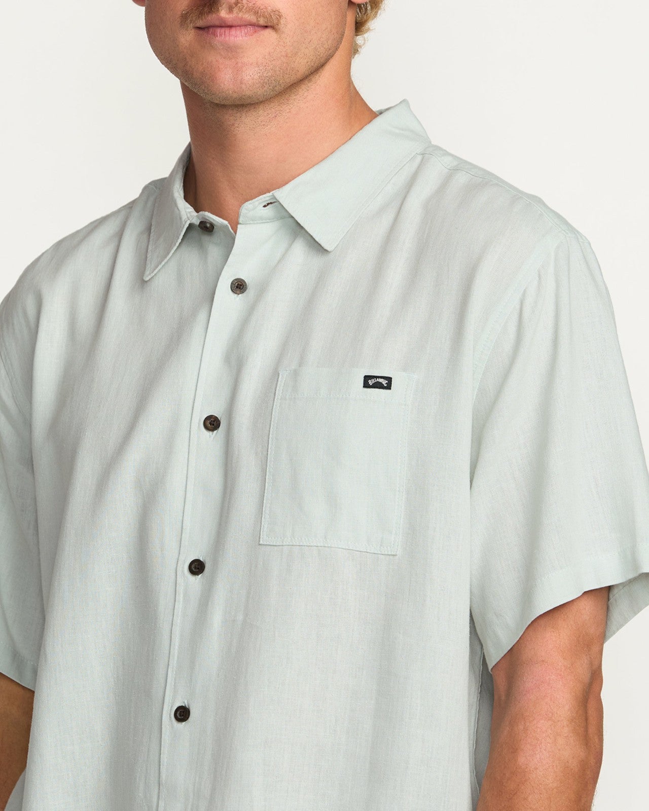 Ricardo Short Sleeve Shirt - Ash Blue | Billabong Men