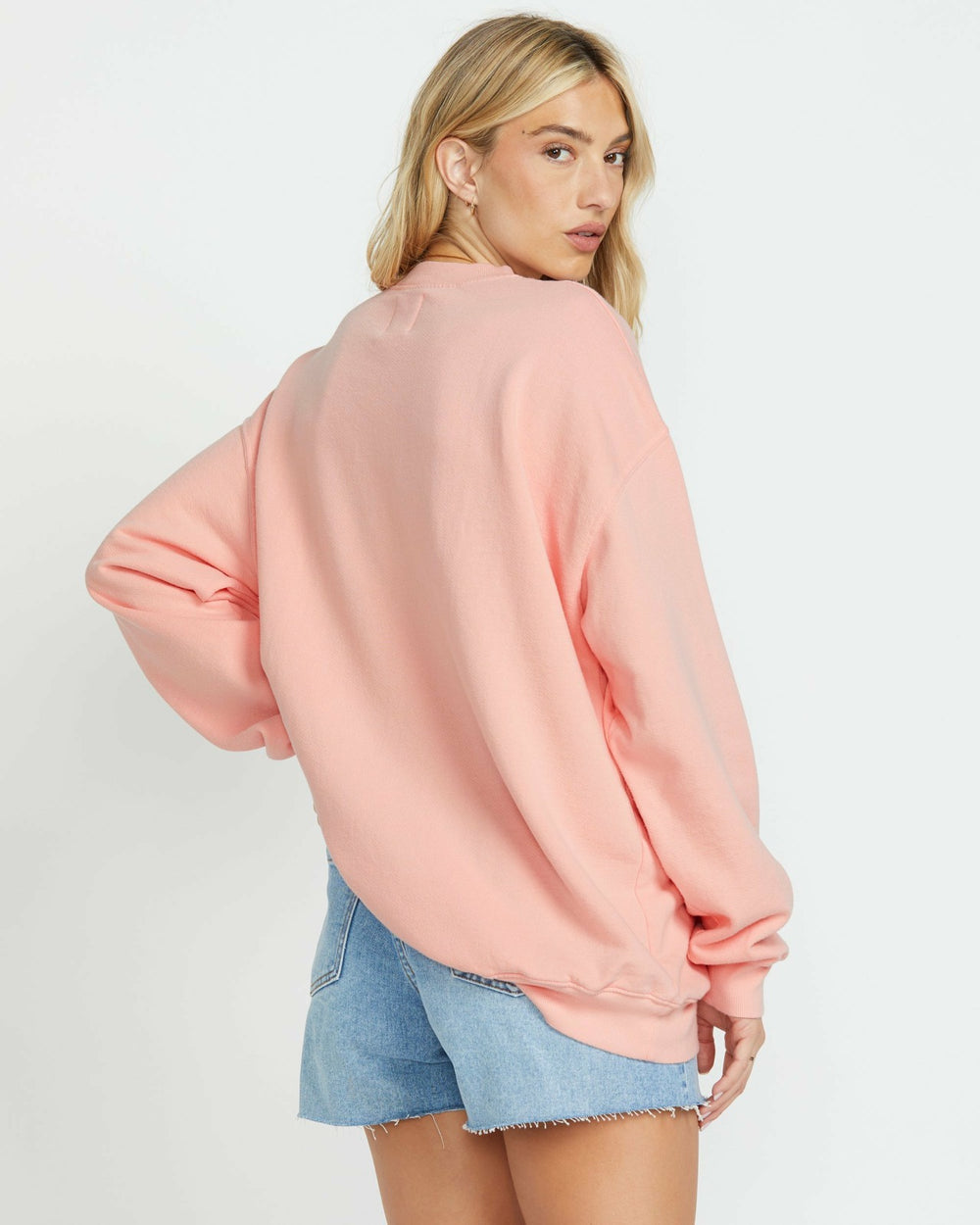 Ride In Crew Sweatshirt - Peach Kiss | Billabong Women
