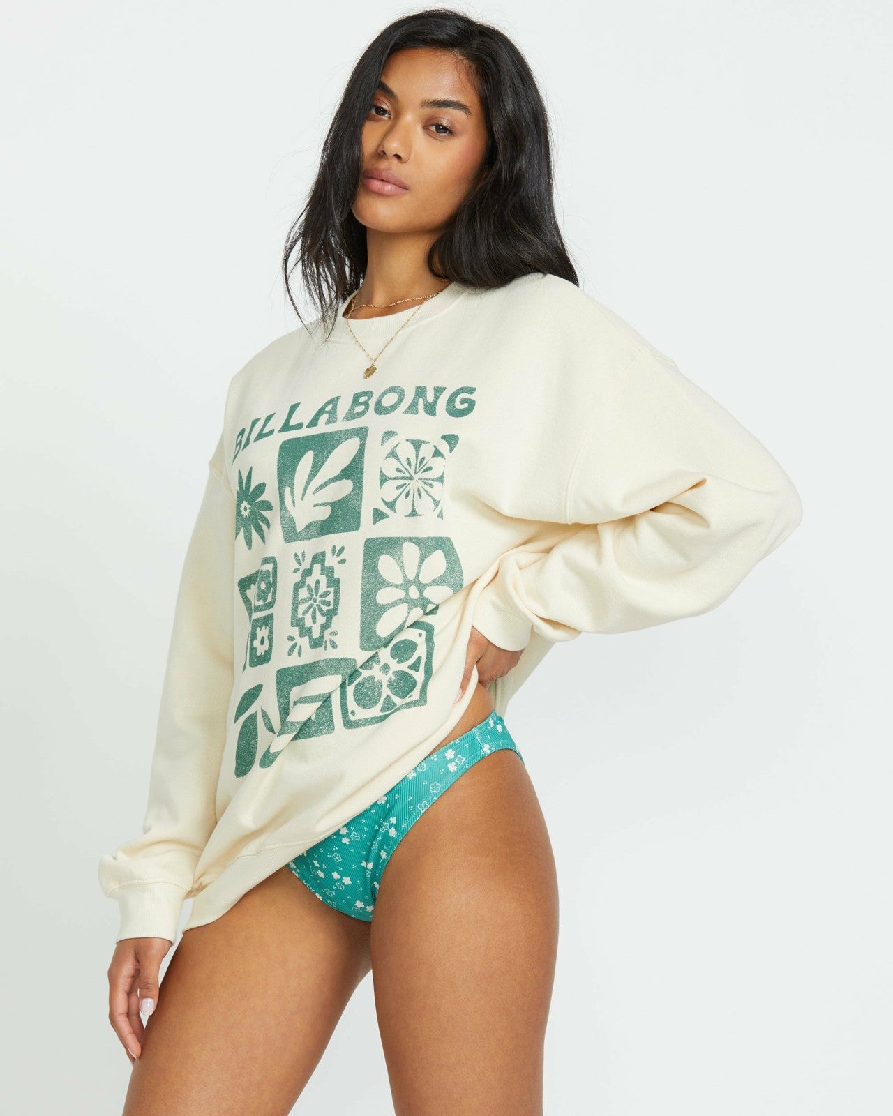Ride In Crew Sweatshirt - Whitecap | Billabong Women