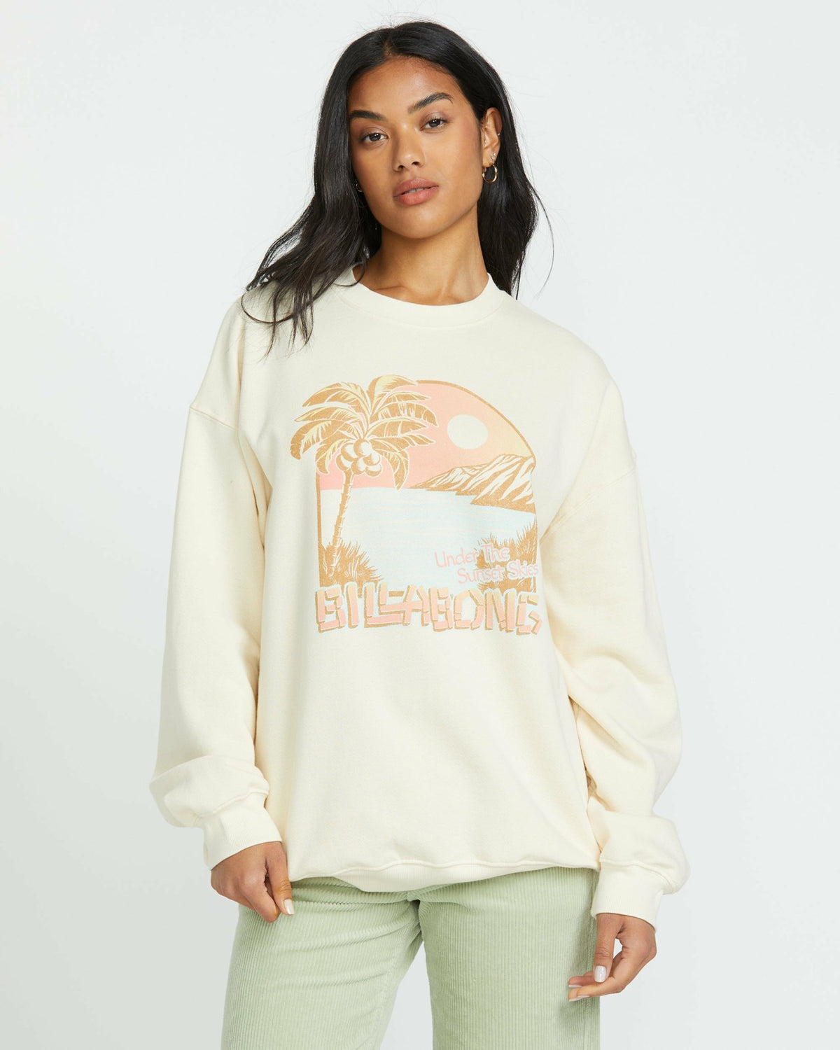 Ride In Crew Sweatshirt - Whitecap1 | Billabong Women