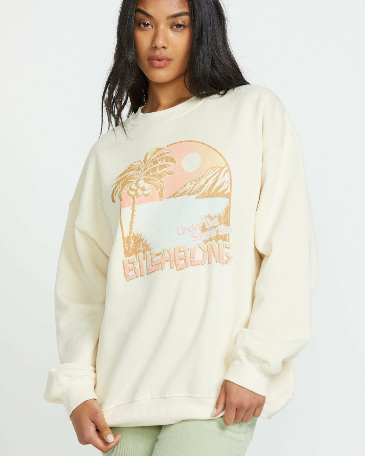 Ride In Crew Sweatshirt - Whitecap1 | Billabong Women