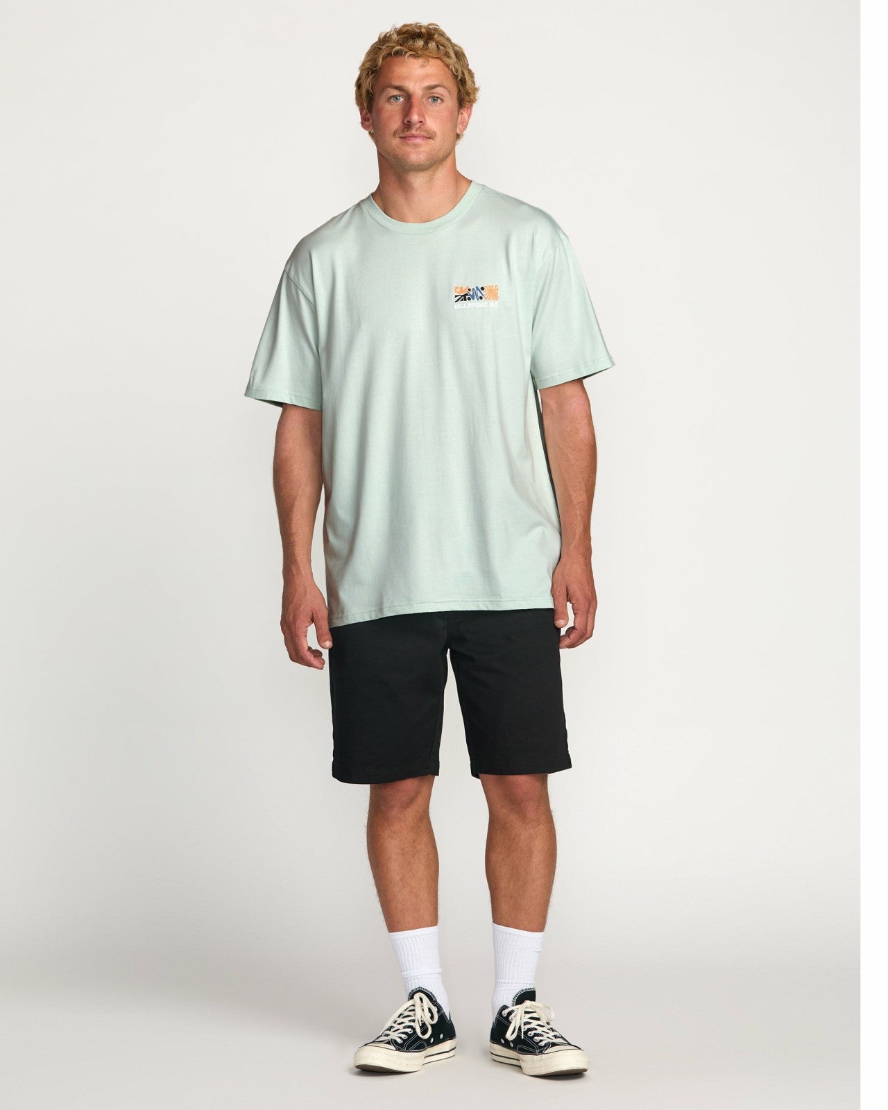 Segment Regular Tee - Ash Blue | Billabong Men