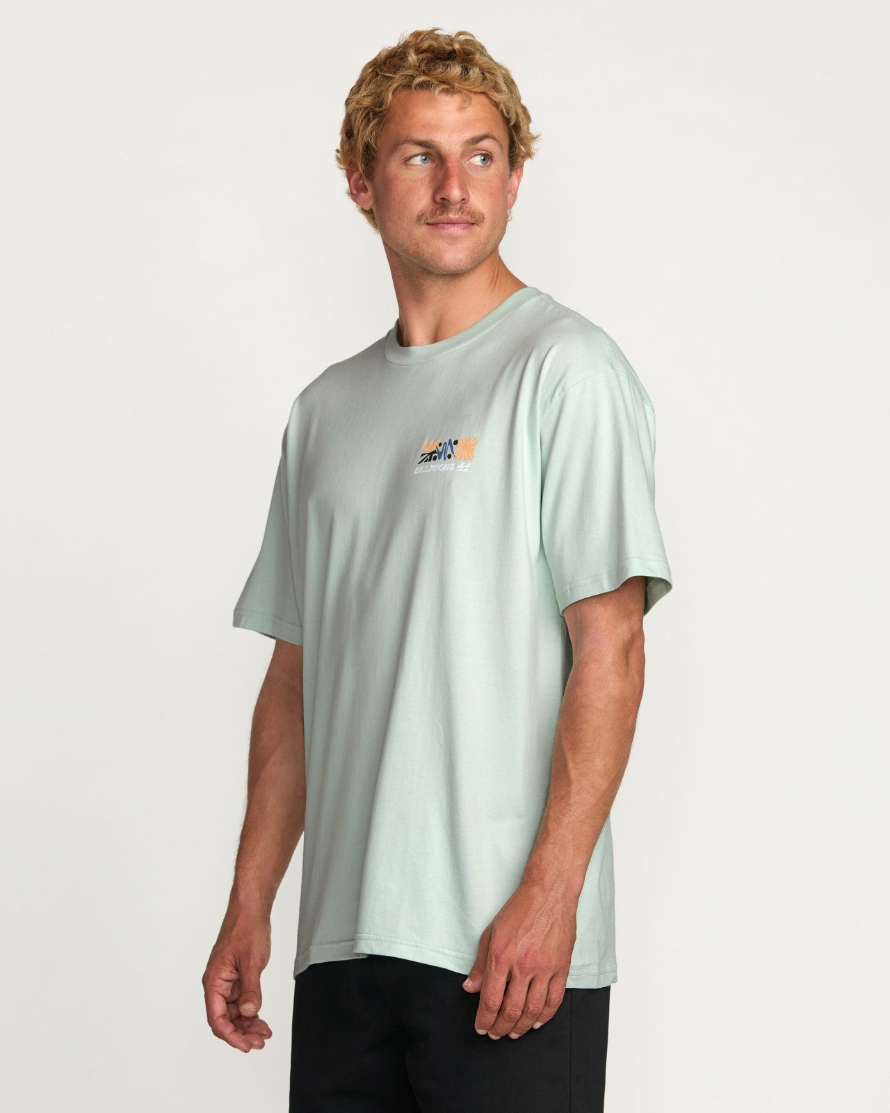 Segment Regular Tee - Ash Blue | Billabong Men