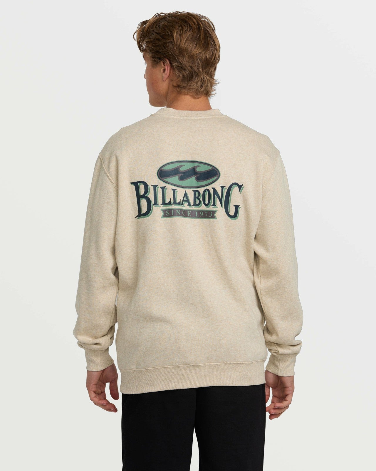 Short Sands Crew Sweatshirt - Oatmeal Heather | Billabong Men