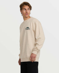 Short Sands Crew Sweatshirt - Oatmeal Heather | Billabong Men