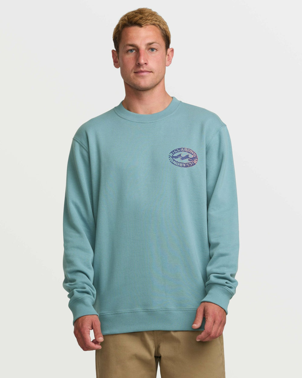 Short Sands Crew Sweatshirt - Washed Blue | Billabong Men