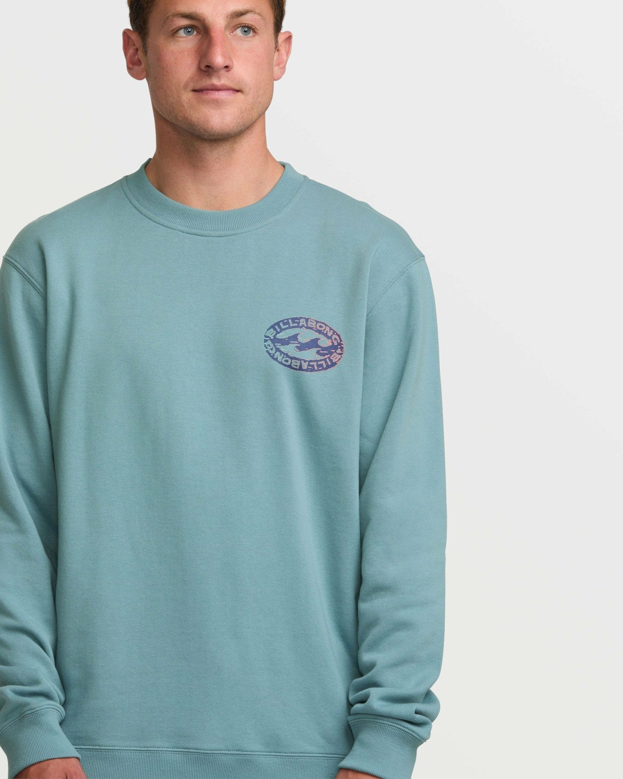 Short Sands Crew Sweatshirt - Washed Blue | Billabong Men
