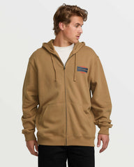 Short Sands Zip Sweatshirt - Vintage Brown | Billabong Men