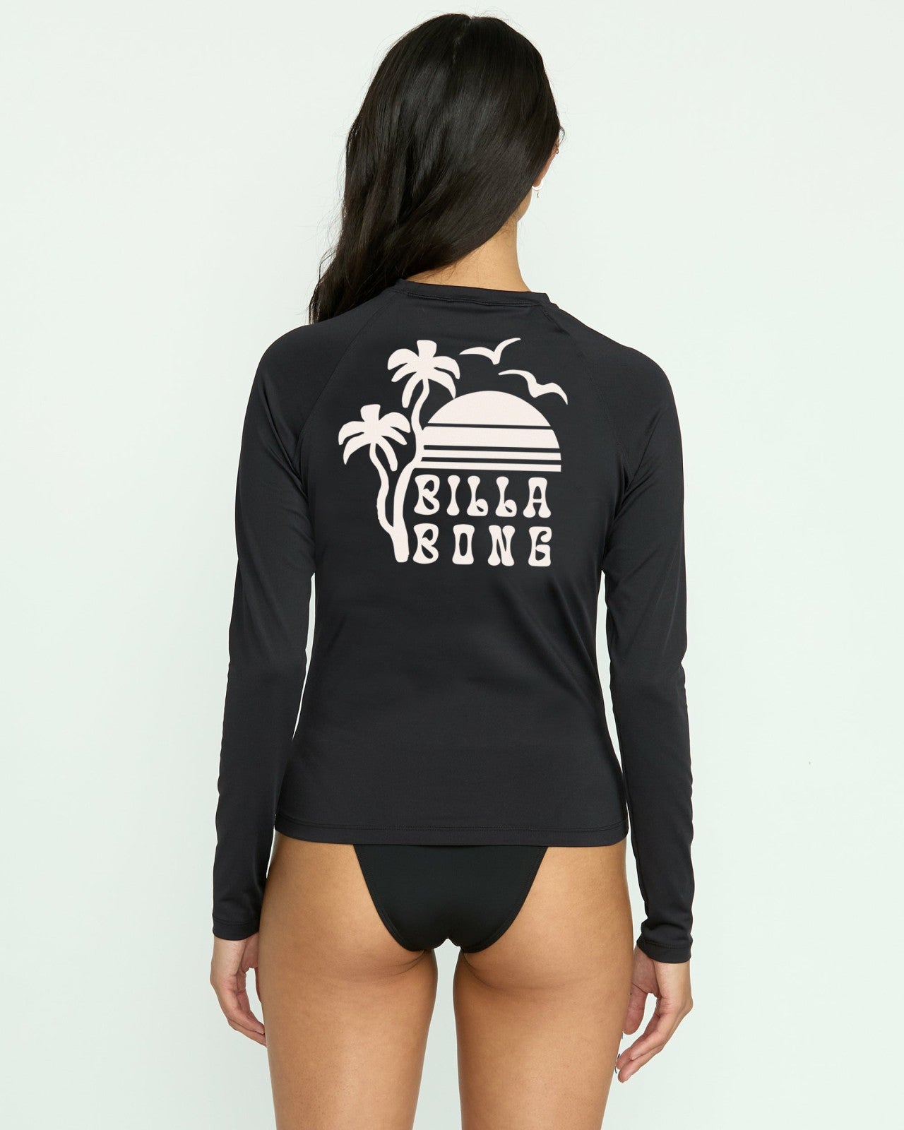 Sol Searcher Long Sleeve Rashguard - Black Pebble | Billabong Women