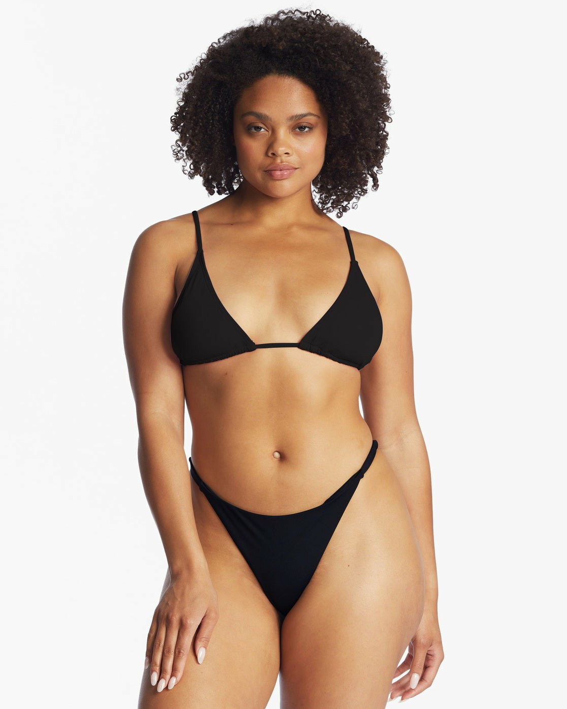 Sol Searcher Maya Bikini Bottoms - Black Pebble | Billabong Women