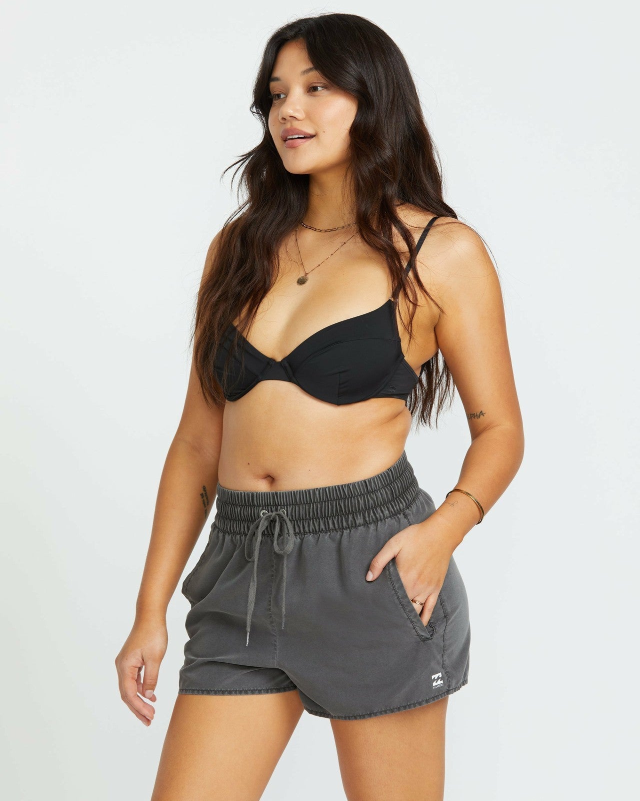 Sol Searcher Boardshorts - Black Pebble | Billabong Women