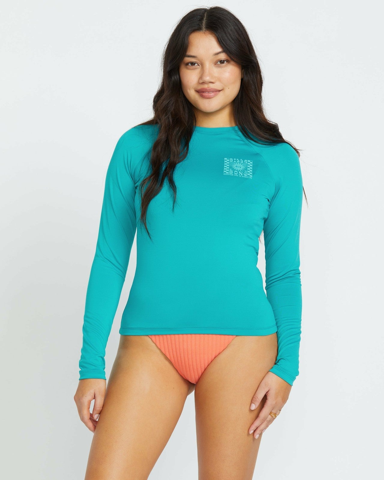 Sol Searcher Rashguard - Blue Lagoon | Billabong Women