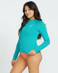 Sol Searcher Rashguard - Blue Lagoon | Billabong Women