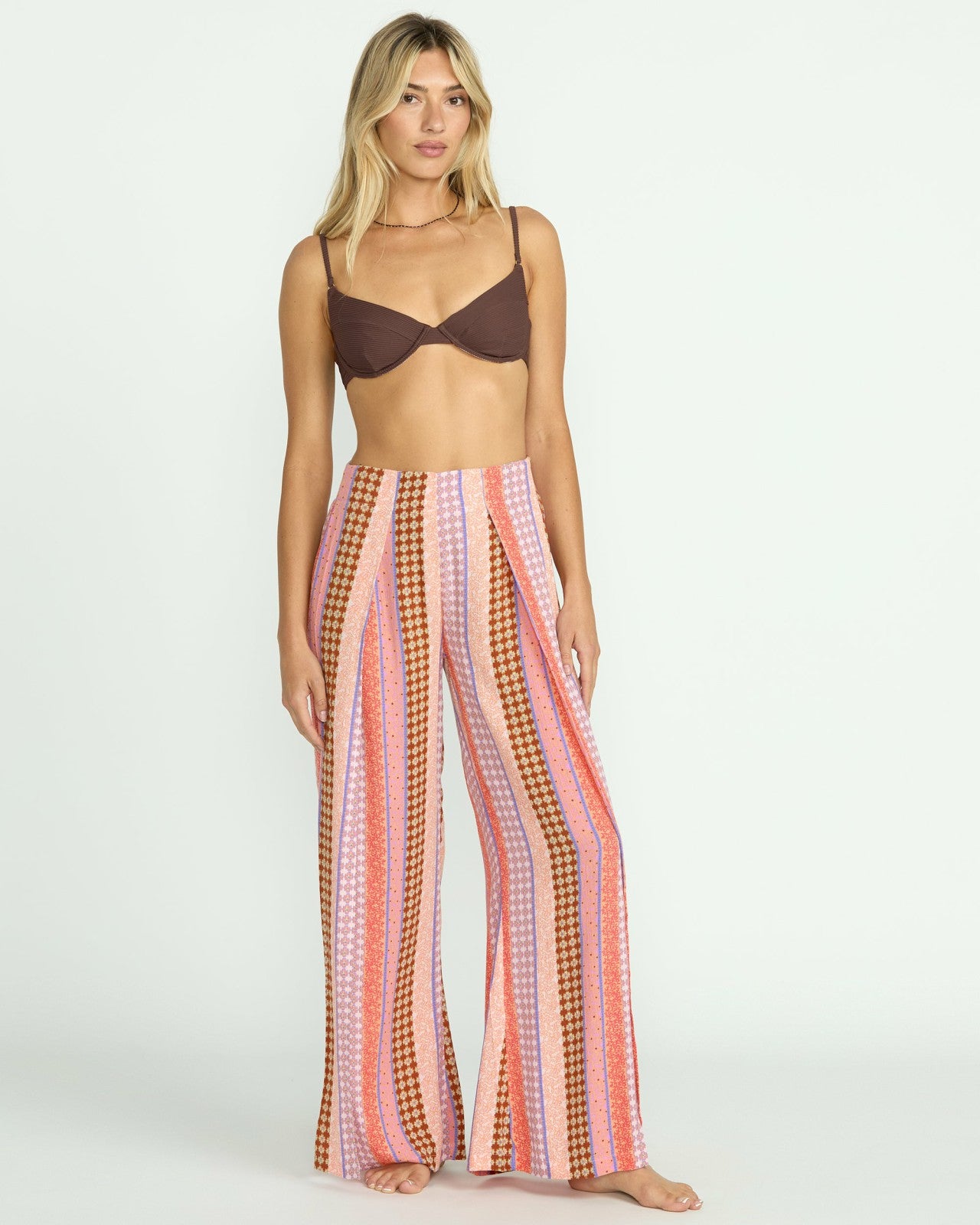 Split Spirit Elastic Waist Pants - Multi | Billabong Women