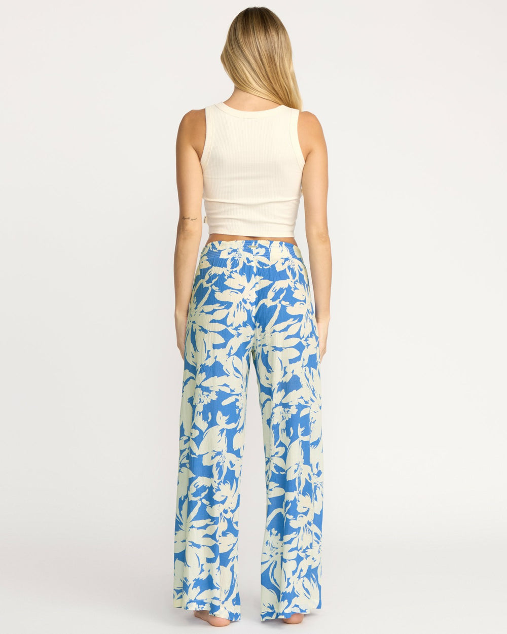 Split Spirit Elastic Waist Pants - True Blue | Billabong Women