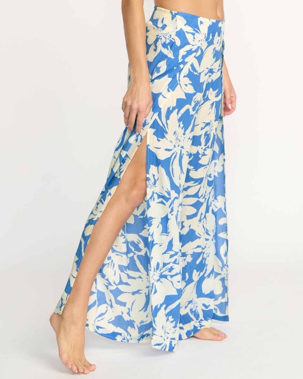 Split Spirit Elastic Waist Pants - True Blue | Billabong Women