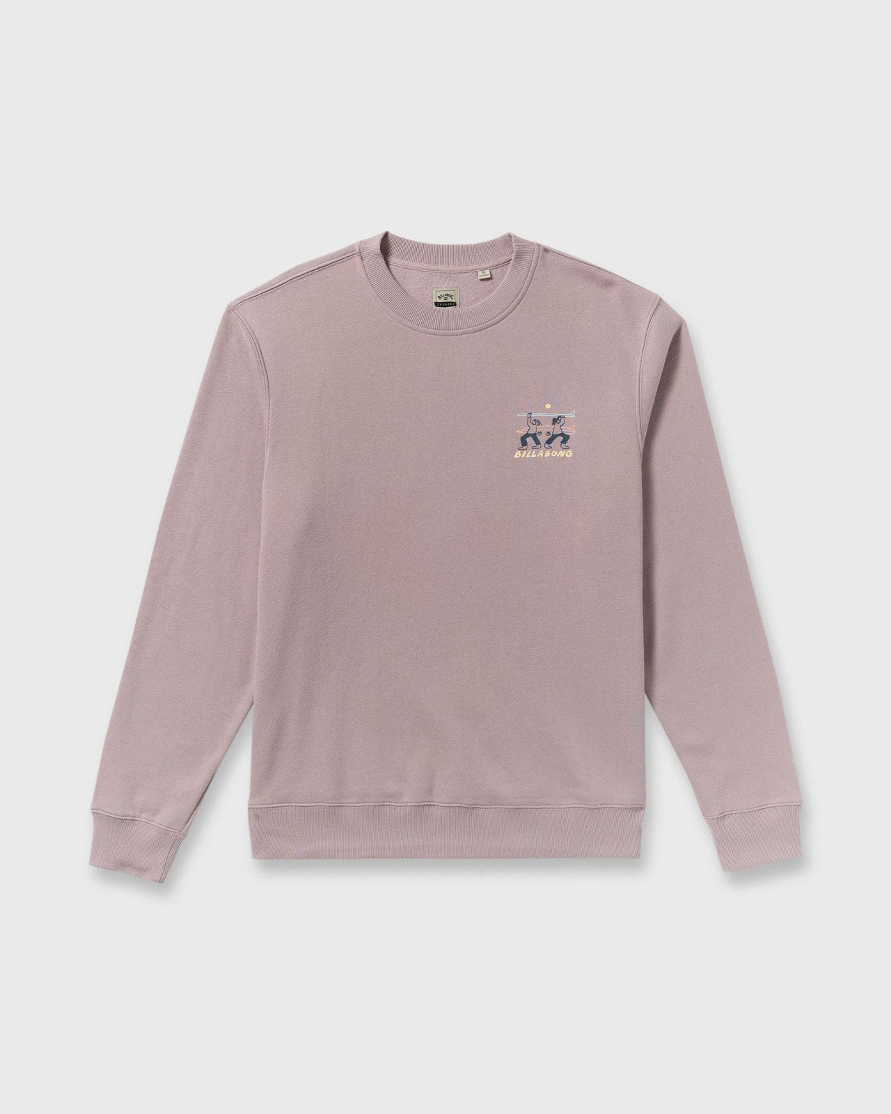 Split The Peak Crewneck Sweatshirt - Purple Ash | Billabong Men