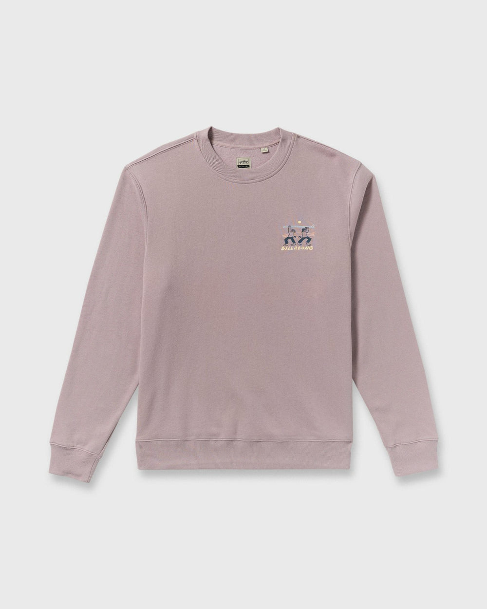 Split The Peak Crewneck Sweatshirt - Purple Ash | Billabong Men