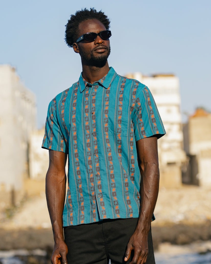 Billabong x Mami Wata Star Short Sleeve Shirt - Teal | Billabong Men