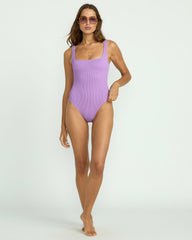 Summer High Square Neck One-Piece Swimsuit - Paradise Purple | Billabong Women
