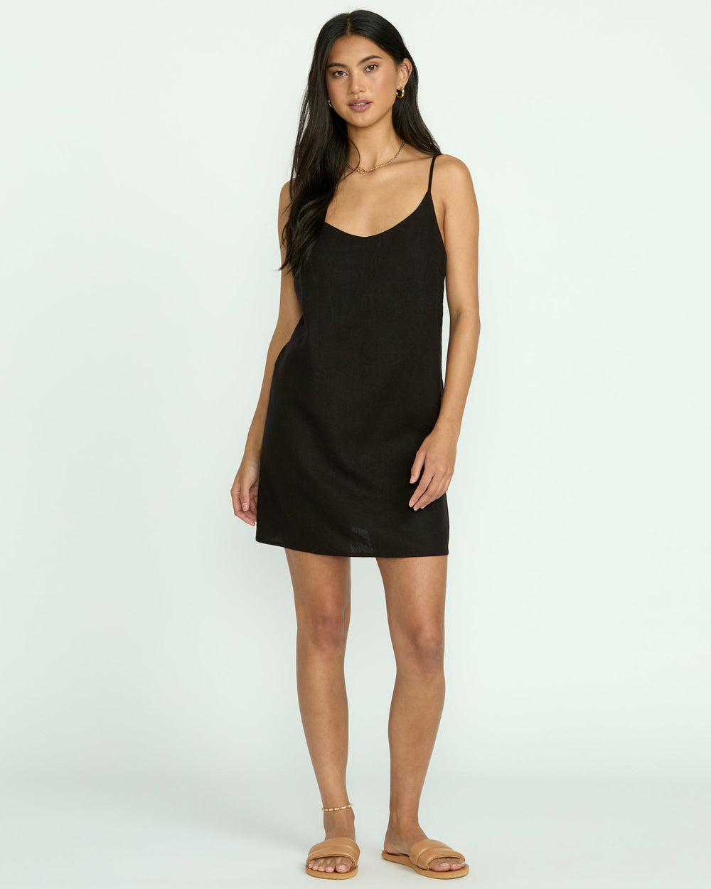 Summer Love Mini Slip Dress - Black | Billabong Women