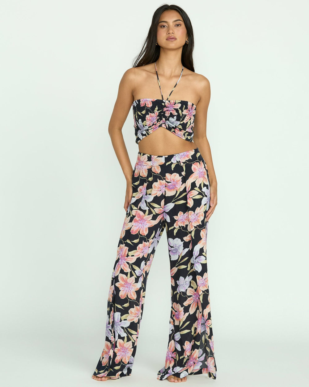 Summer Sunshine Crop Top - Black Multi | Billabong Women