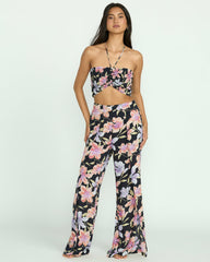 Summer Sunshine Crop Top - Black Multi | Billabong Women