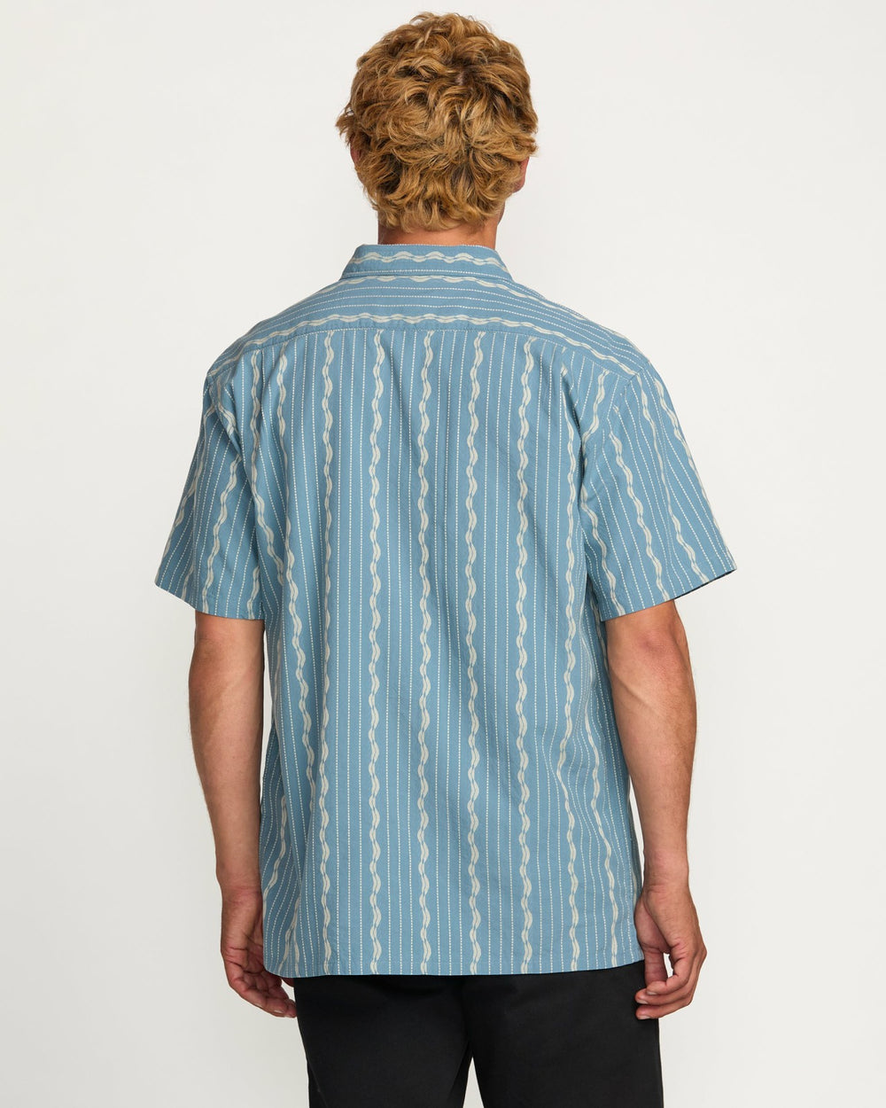 Sundays Jacquard Short Sleeve Shirt - Carolina Blue | Billabong Men