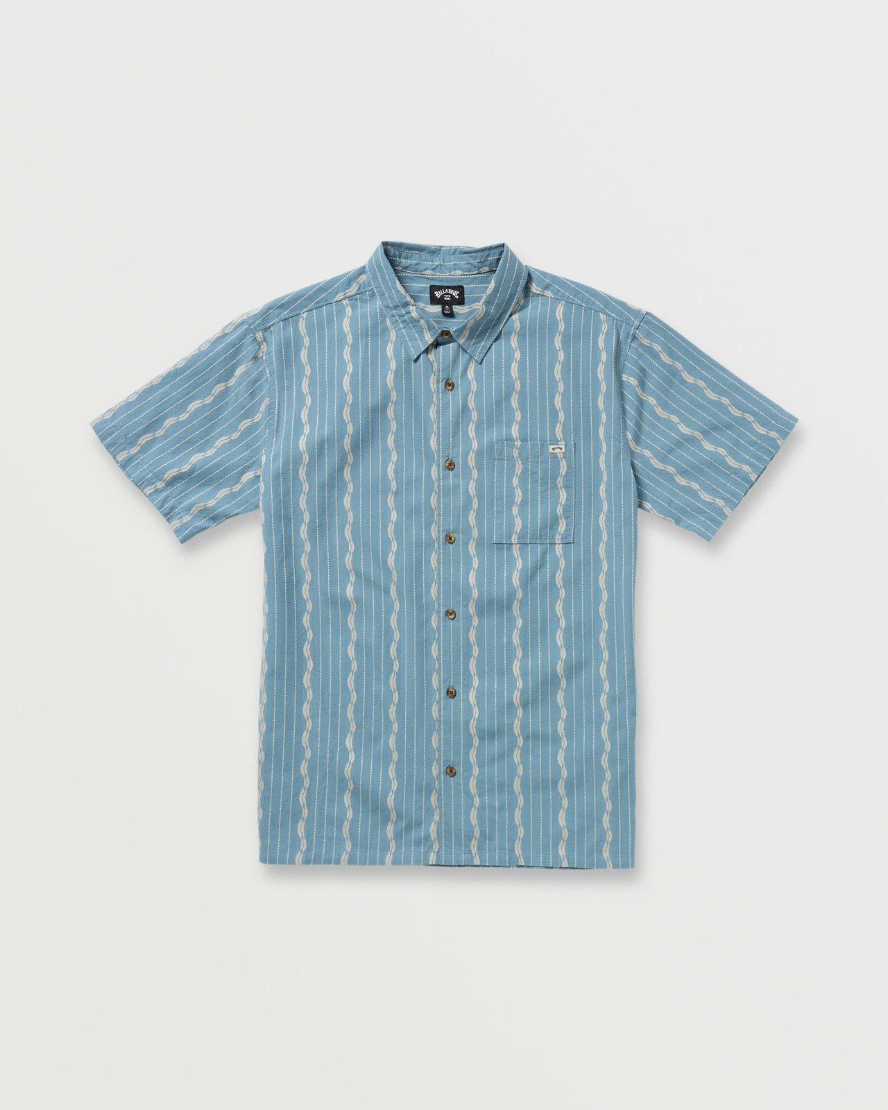 Sundays Jacquard Short Sleeve Shirt - Carolina Blue | Billabong Men