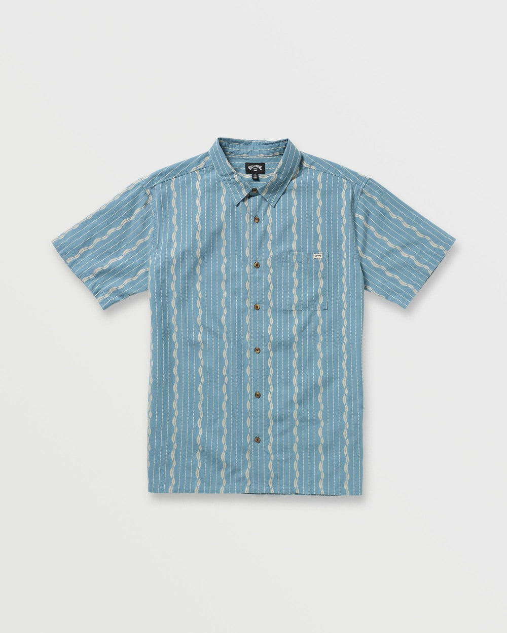 Sundays Jacquard Short Sleeve Shirt - Carolina Blue | Billabong Men