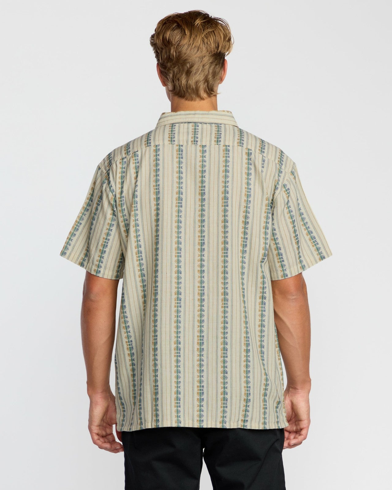 Sundays Jacquard Short Sleeve Shirt - Cream | Billabong Men
