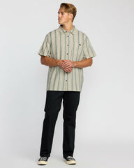 Sundays Jacquard Short Sleeve Shirt - Cream | Billabong Men