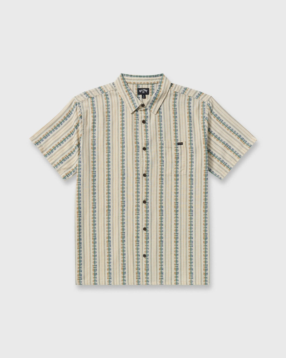 Sundays Jacquard Short Sleeve Shirt - Cream | Billabong Men