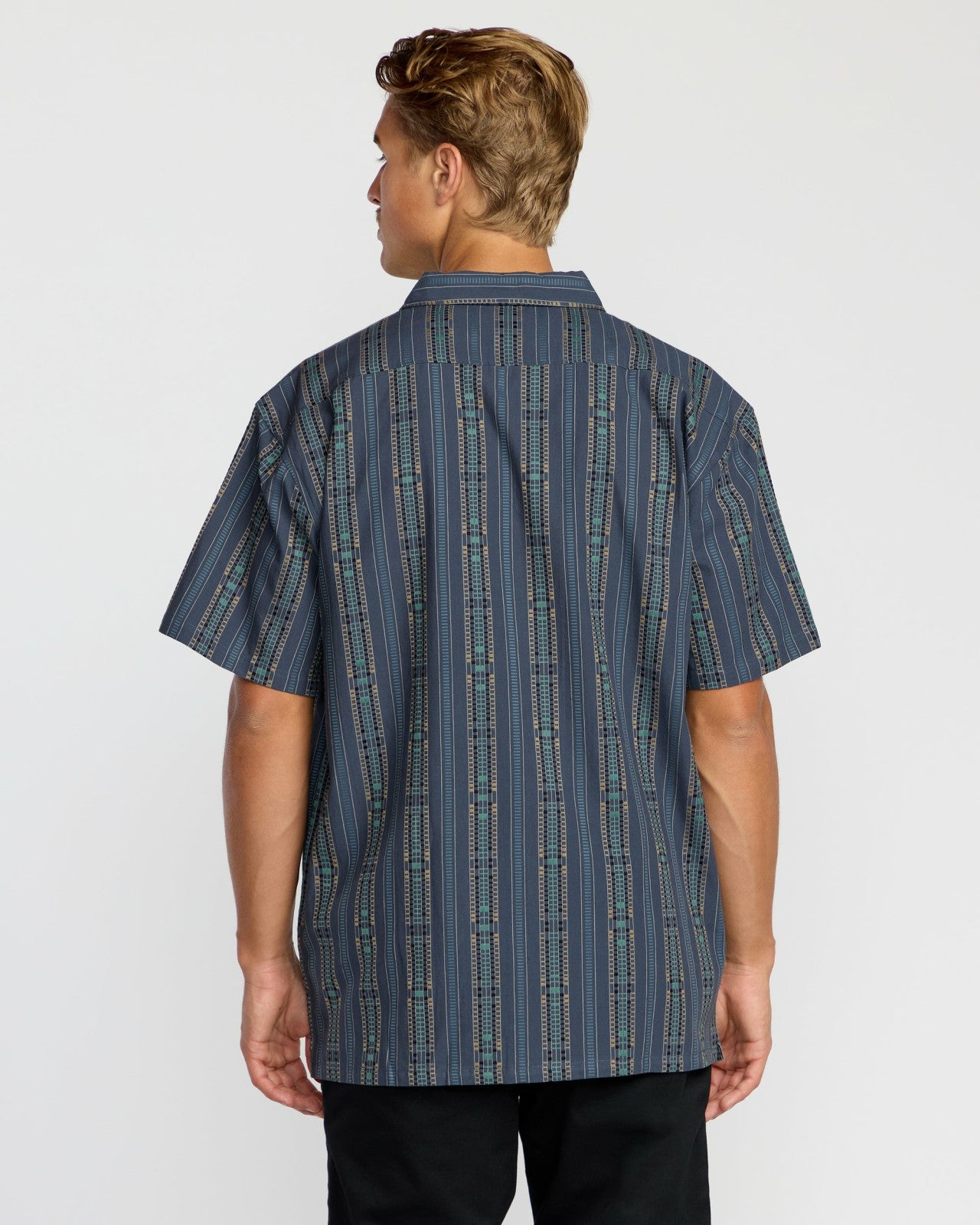 Sundays Jacquard Short Sleeve Shirt - Dark Navy | Billabong Men
