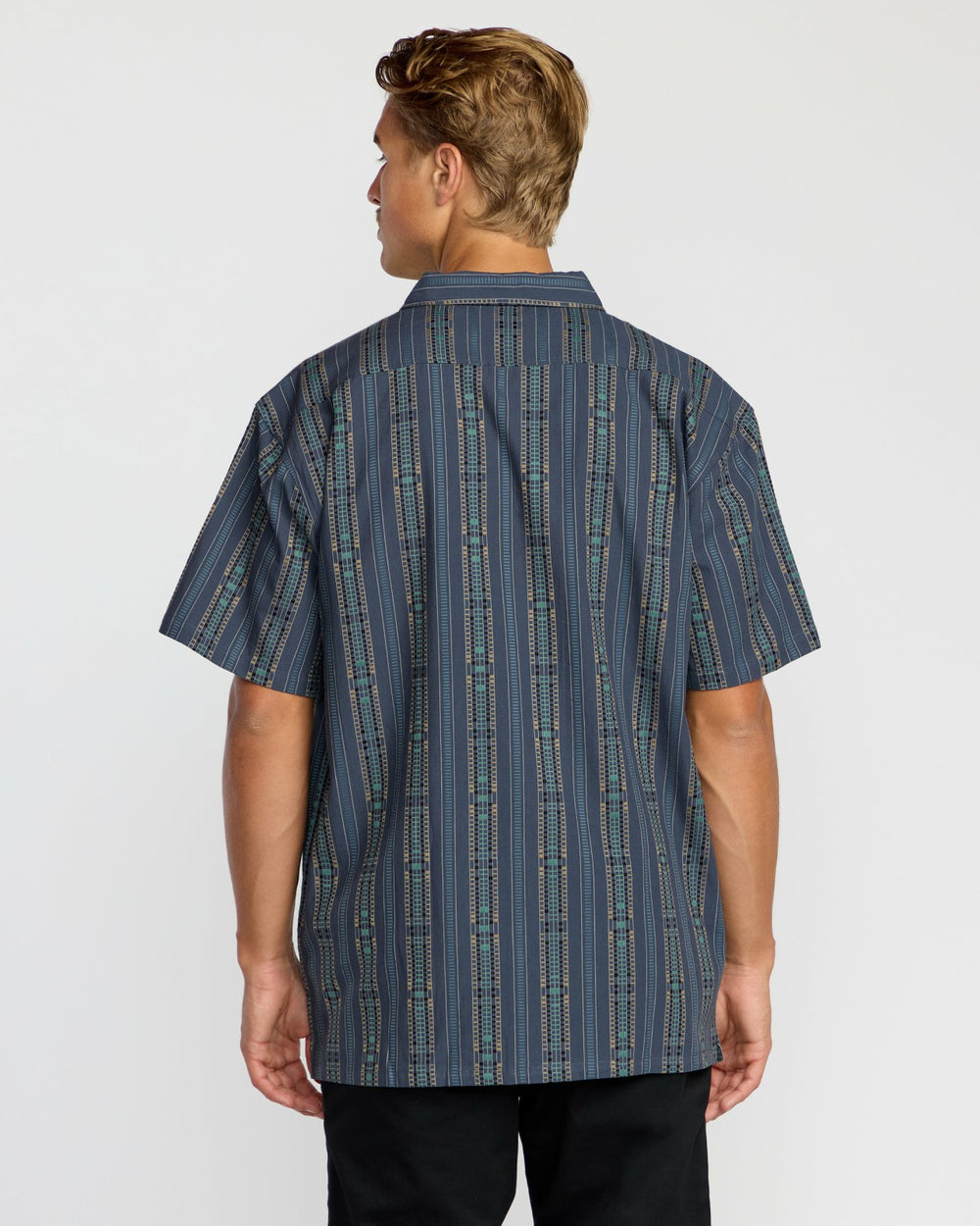 Sundays Jacquard Short Sleeve Shirt - Dark Navy | Billabong Men
