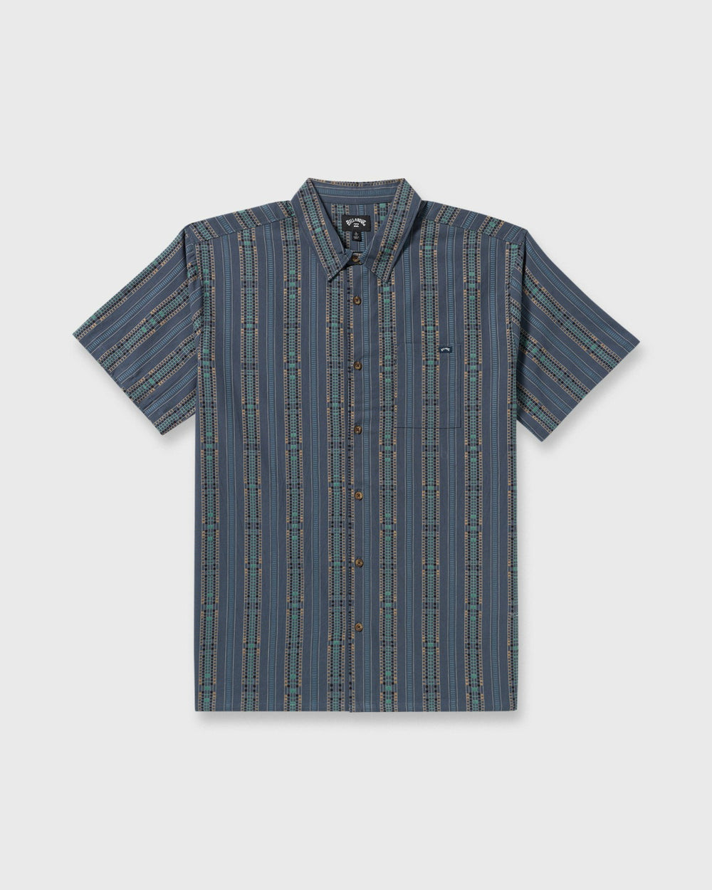 Sundays Jacquard Short Sleeve Shirt - Dark Navy | Billabong Men
