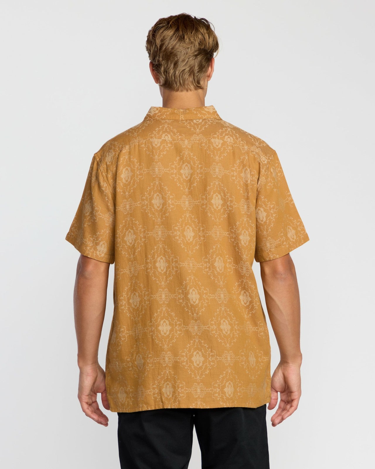 Sundays Jacquard Short Sleeve Shirt - Golden Haze | Billabong Men