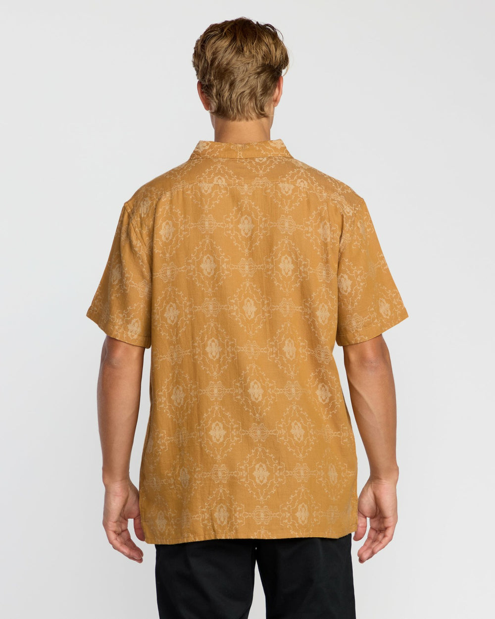 Sundays Jacquard Short Sleeve Shirt - Golden Haze | Billabong Men