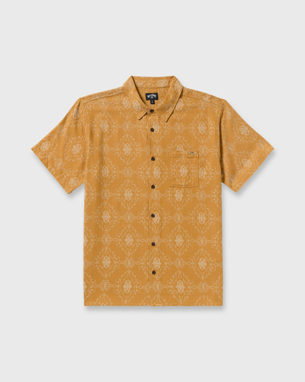 Sundays Jacquard Short Sleeve Shirt - Golden Haze | Billabong Men