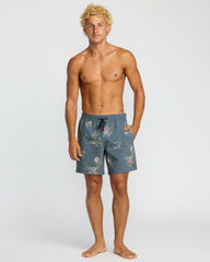 Sundays Laybacks 17" Trunks - Steel Blue | Billabong Men